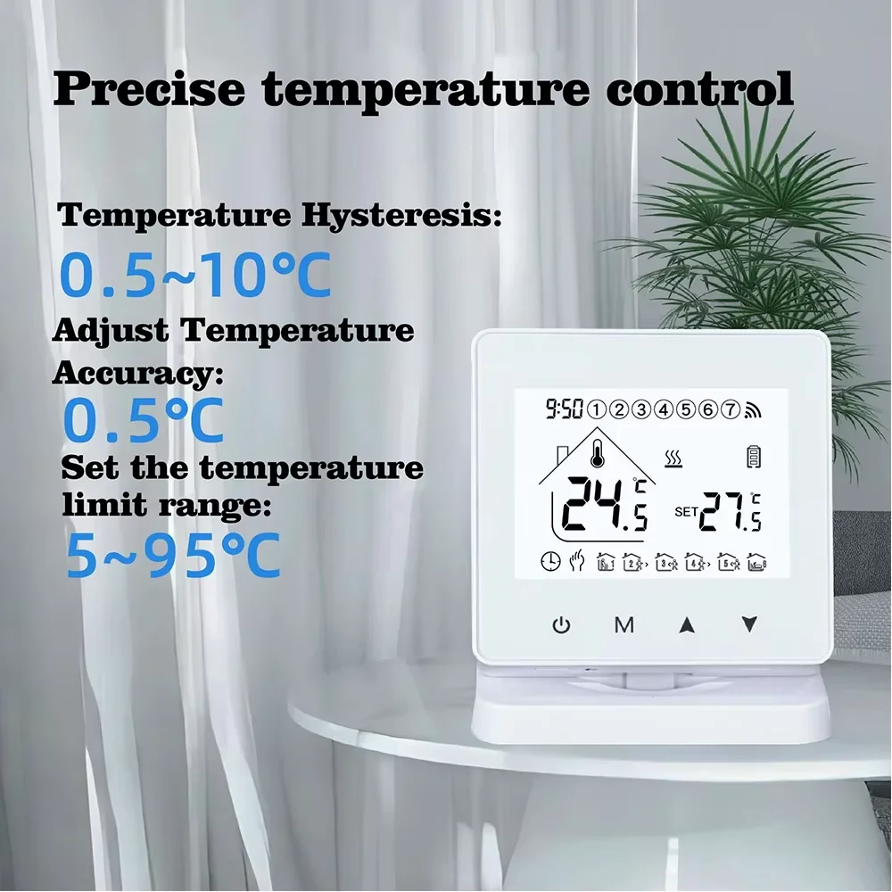 Termostato sem fio Tuya Smart - Smart Home Batam avaliação e preço