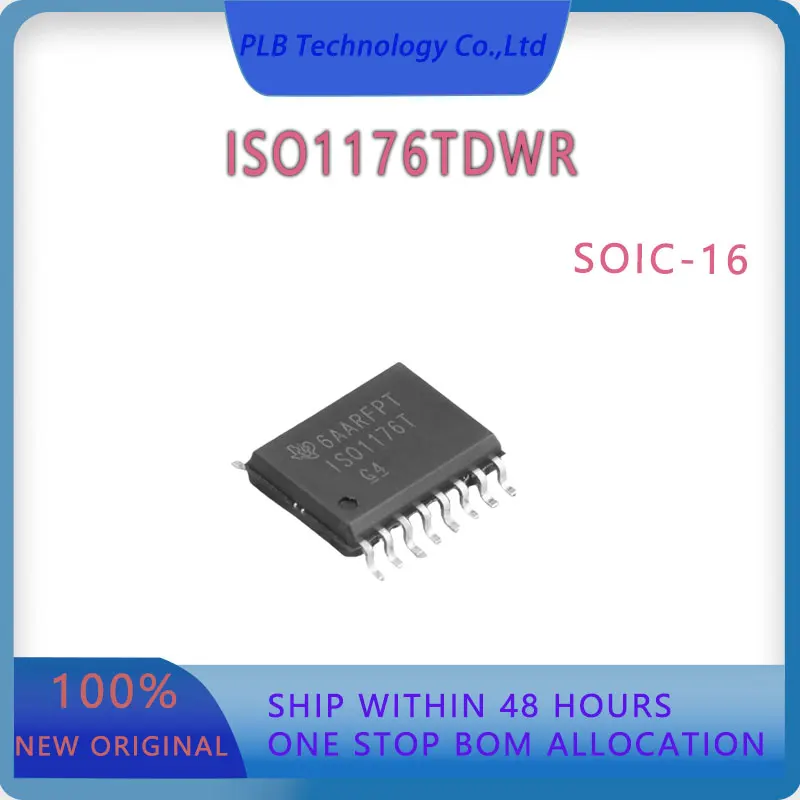 

Original New ISO1176 Integrated Circuit ISO1176TDWR SOIC-16 Integrated Transformer Driver IC Chips Electronics Stock