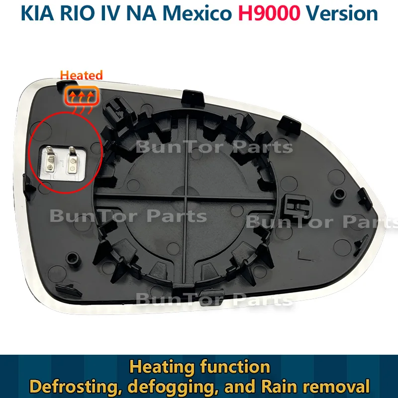 Side Rearview Mirror Glass For KIA RIO IV 2017 2018 2019 2020 2021 2022 2023/Wing Mirror Lens/87611/21-H8000 H9000 Car Parts - view 6