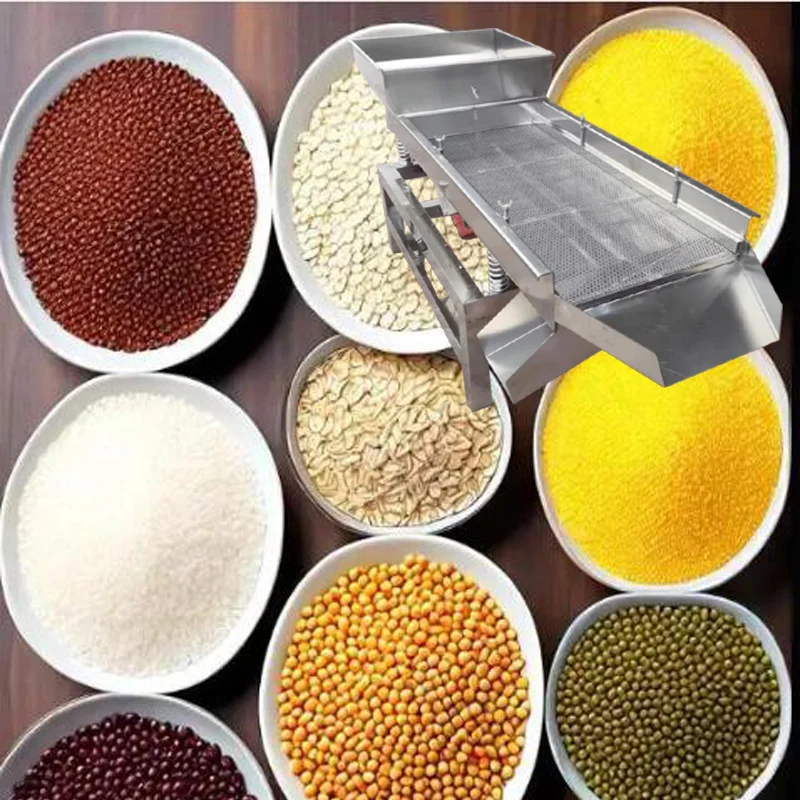 ステンレス製リニア振動ふるい工業用食品四川山椒選別機茶電動振動ふるい機