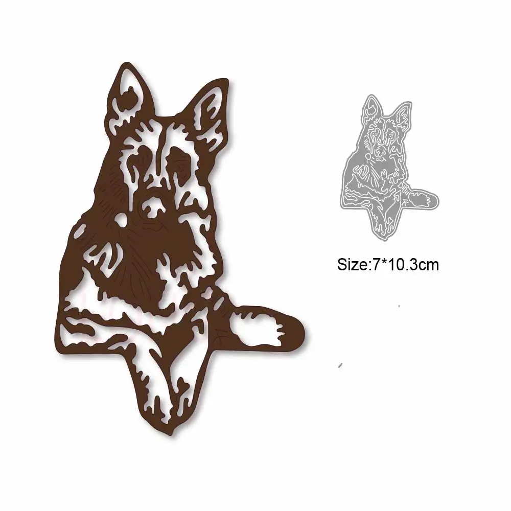 

2024 Metal Cutting Dies for Scrapbooking Dog Dies Embossing Folder Cut Stencil Paper Craft Knife Mold Blade Punch Stencils