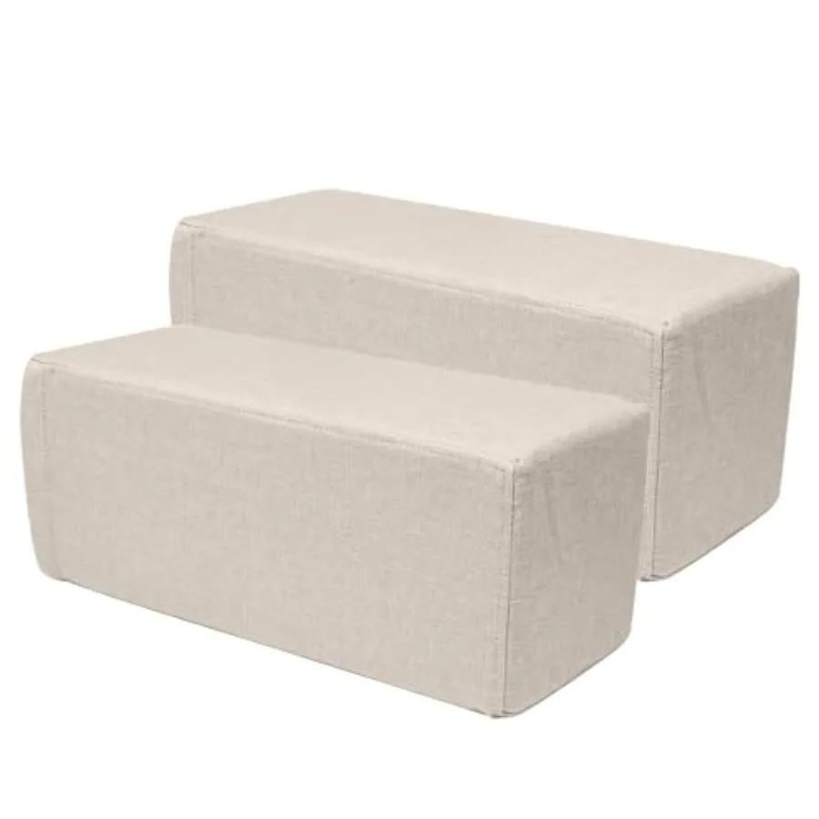 

2 Pack Couch Arm Rest Pillow, 8''x8''x20'' Linen Cover, High Density Foam Armrest Cushion, Removable and Washable Elbow Support