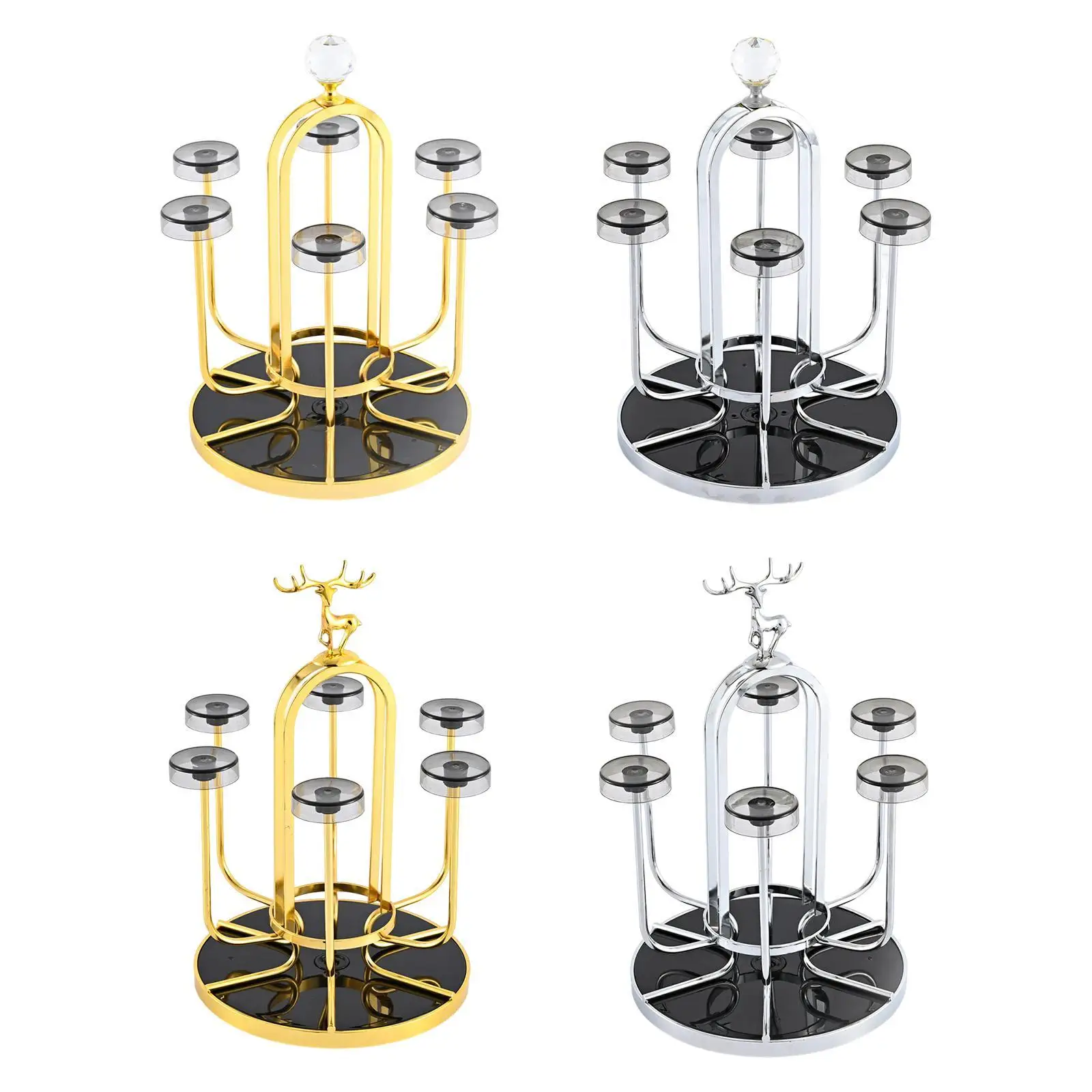

Cup Rack Stand,Draining Rack Saving Space Display Coffee Mug Holder Drainer for Pub Dining Room Bottles Drinking Glass