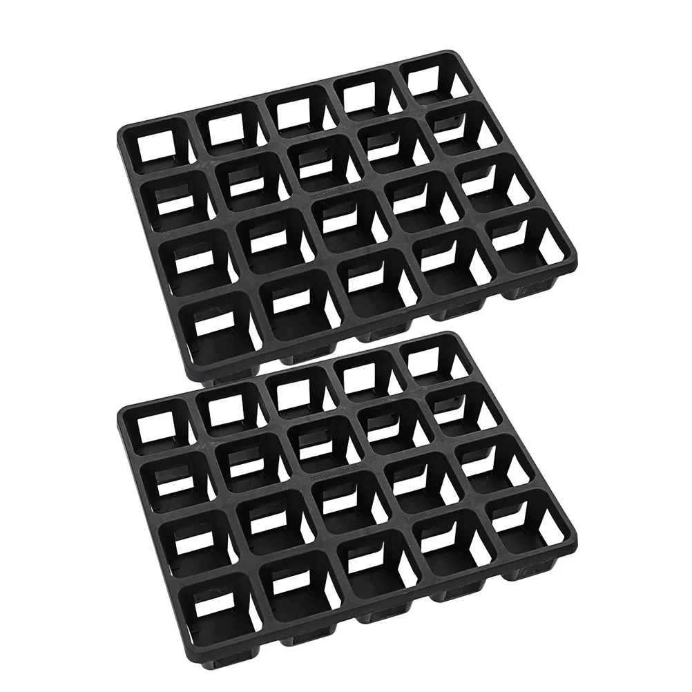 

2pcs Flower Pot Racks Plastic Plant Growing Tray Holder For Vegetables Tomatoes Cucumbers Seedling Starter Nursery Sowing Rack