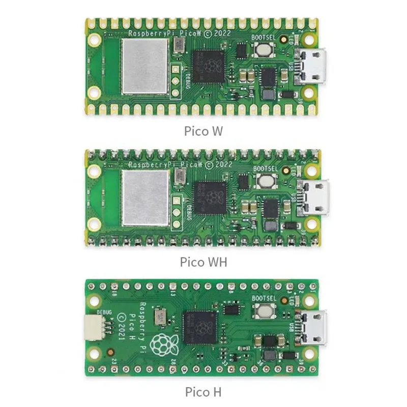 Original Raspberry Pi PICO W Development Board, H MCU Placa Principal, Programação C Python