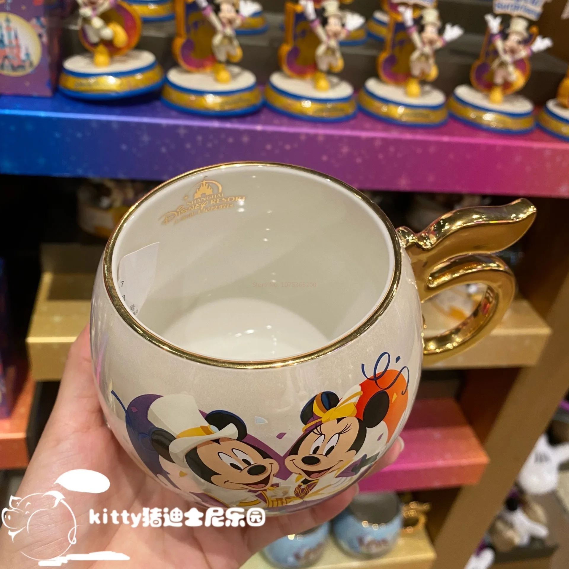 Original  Disney Five years Mickey Minnie Chip & Dale Cartoon ceramic cup cute anime mug water cups Christmas Gifts