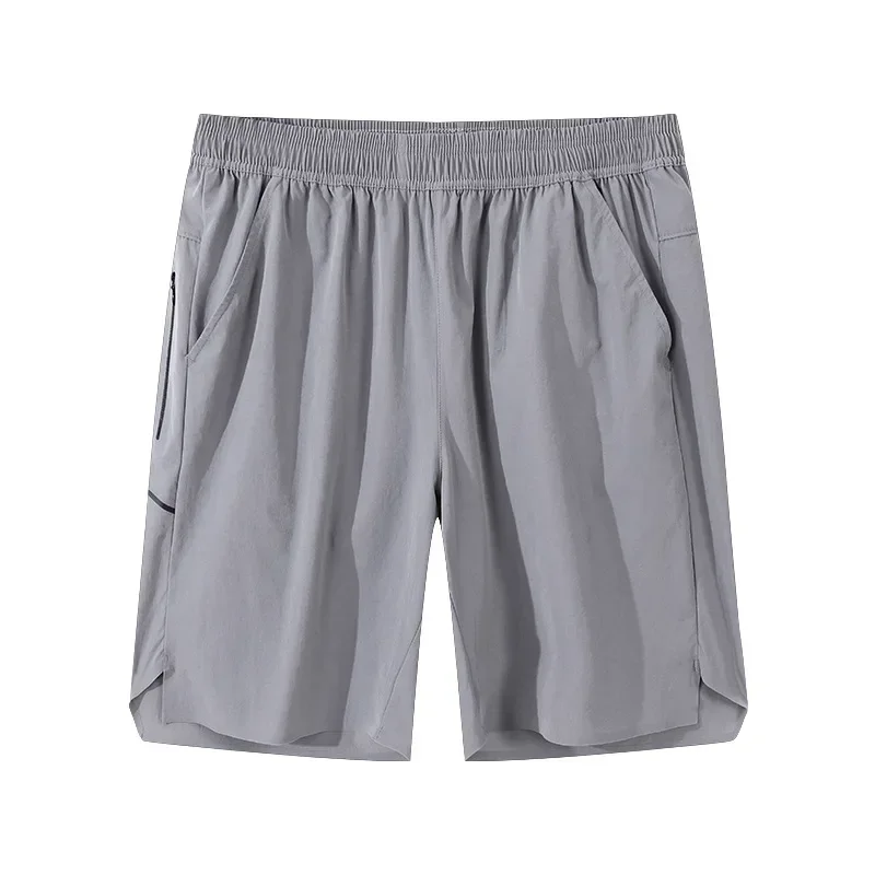 Effen Kleur Sport Shorts Heren Elastische Kracht Yoga Shorts Zomer Sneldrogende Ademende Hardlooptraining Fitness Shorts