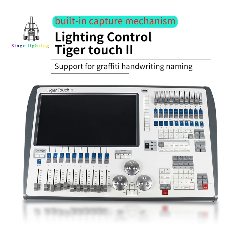 

DMX Tiger touch II console light controller good quality stage light controller Mobile with free flightcase