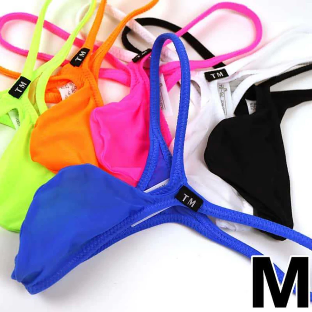 

Эластичные трусы-стринги из ледяного шелка с эффектом пуш-ап для мужчин, полупрозрачное белье, приятное для кожи, G-стринги