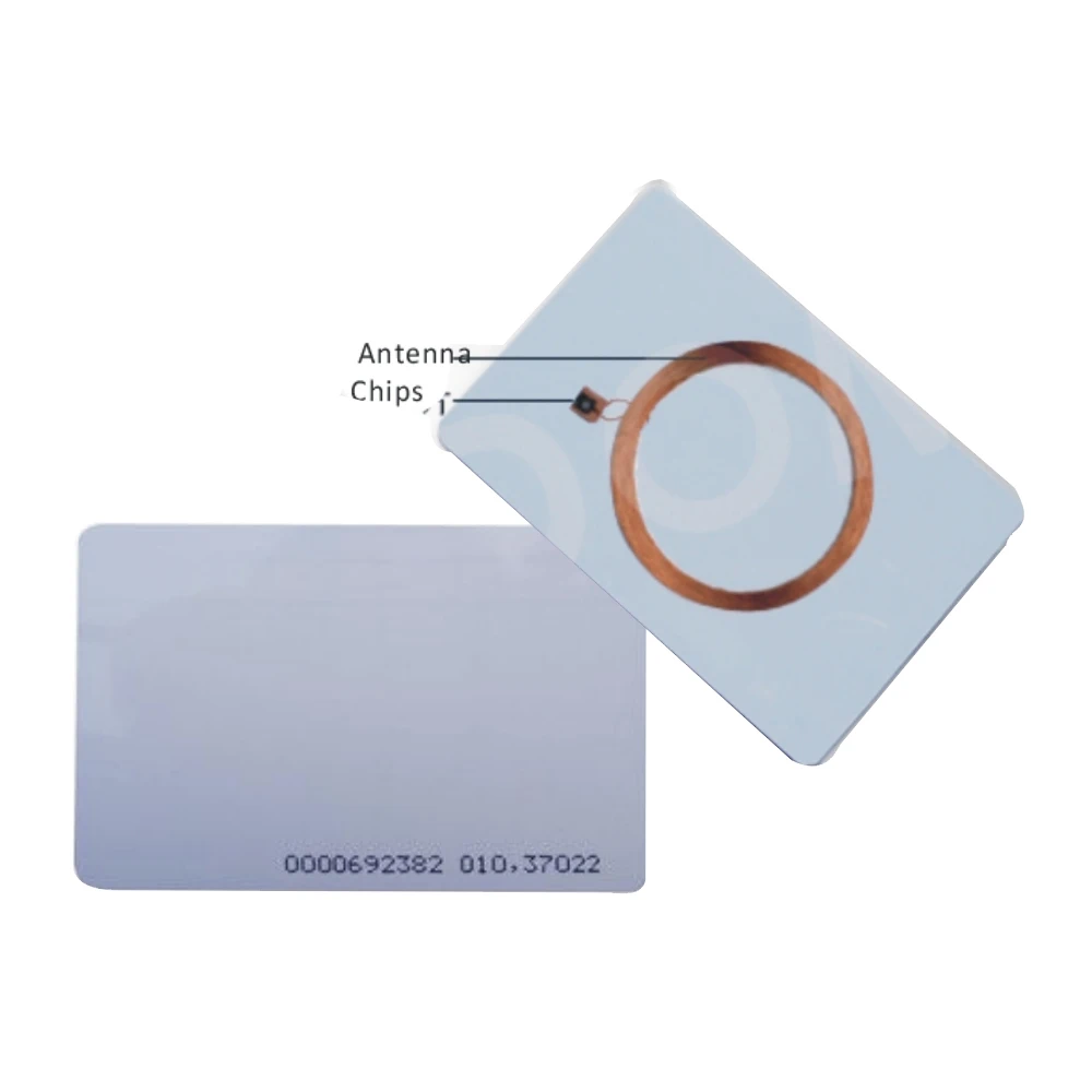 Cartes intelligentes RFID 100 KHz EM4100 TK4100 pour le contrôle d\'accès, 125 pièces