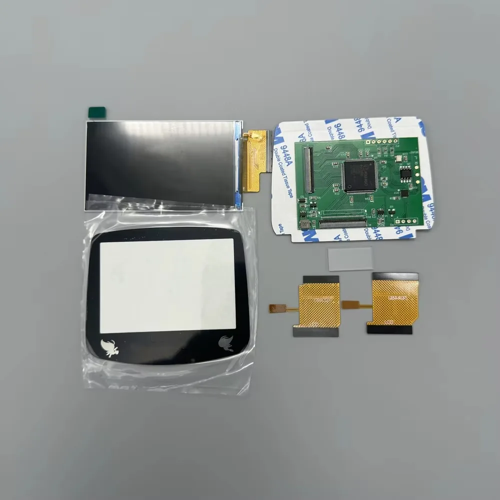 V5.4 PCB IPS LCD-scherm voor GBA Snijvrije schaal Geen lassen Origineel formaat Scherm voor GBA Hoogtepunt Helderheid LCD