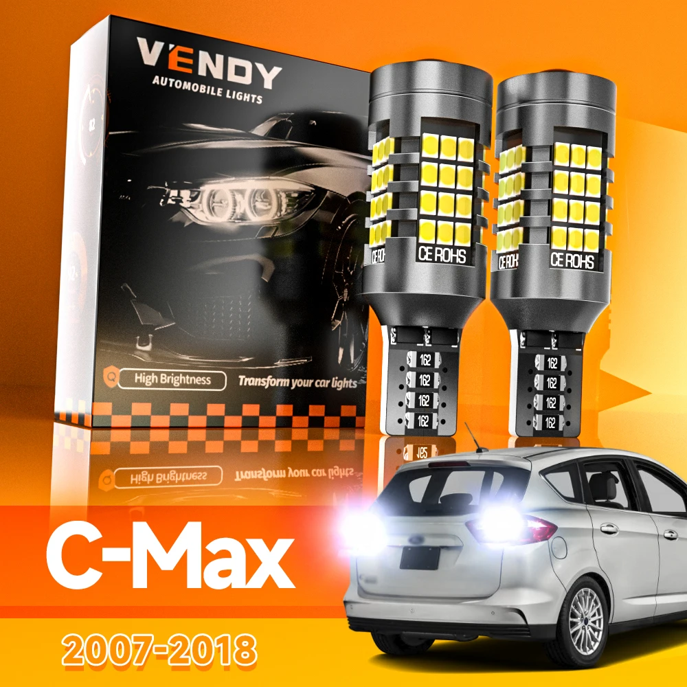 2 stücke Für Ford C-Max C Max 1 2 2007-2018 LED Reverse Licht Backup Lampe 2009 2012 2013 2014 2015 2016 2017 Canbus Zubehör