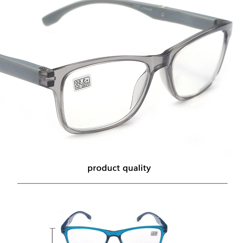 Neuer Stil Presbyopie A Cut Pupillenabstand High-Definition-Linsen Sportlesebrille für Männer und Frauen – Detail 3