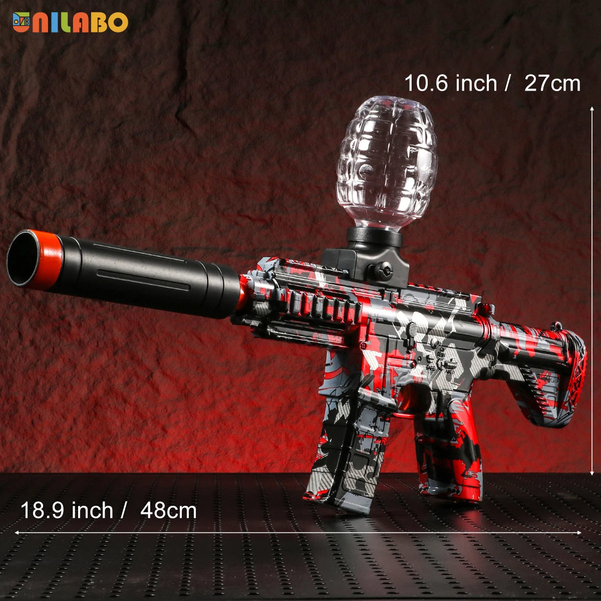M416 Electric Blaster Gun Toys, Rechargeable Automatic Outdoor Toys for Team Family Activities, Perfect Gift(Bullets Excluded)