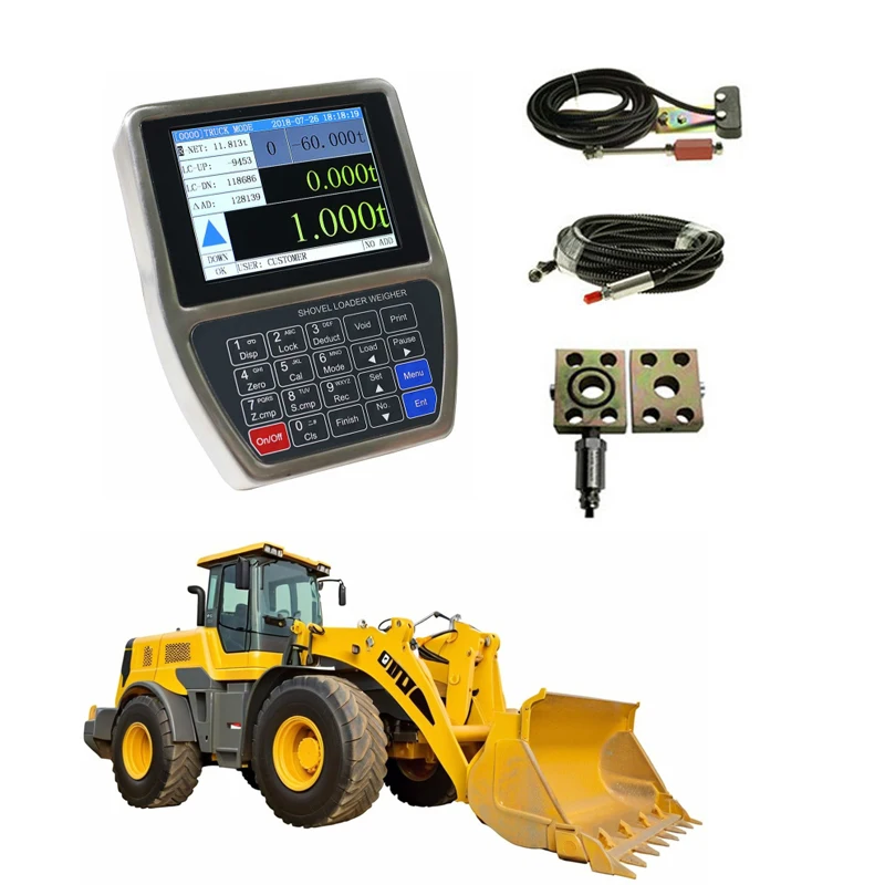 

English Display Dynamic Weighing and Auto-totalizing Wheel Loader Scale With Acceleration Compensation