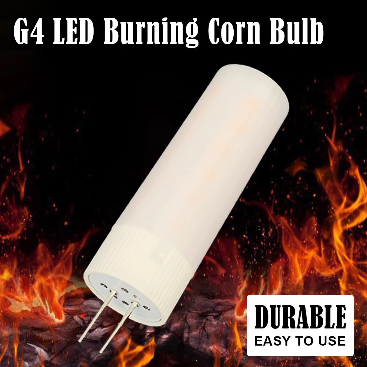 Retro Emulation Fire G4 2W 36LEDs Corn Light Flickering Flame Fire Effect LED Bulb SMD 2835 AC / DC 12V 1700K Home Decoration