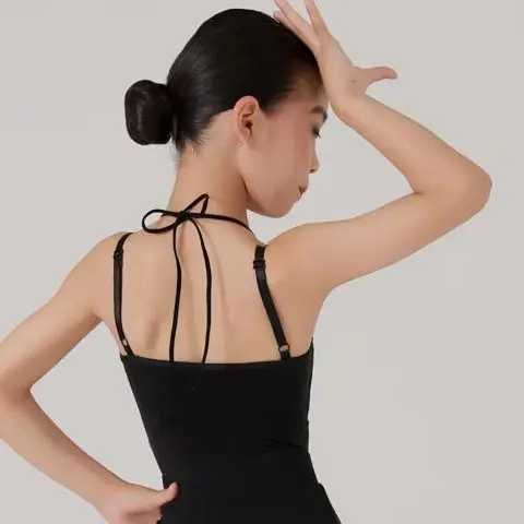 

High-end children spractice clothes Latin dancecostumesand popular girls practice training and performance costumesCha-cha dance