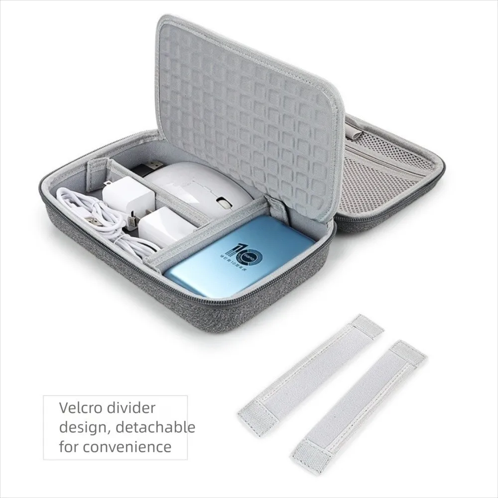 

Large Capacity Travel Electronics Organizer Shockproof Hard Case Digital HDD Flash Drive Pouch Waterproof Carry Case