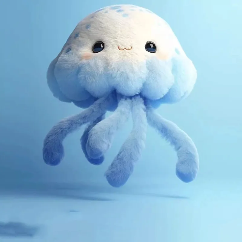 

Oceanarium Jellyfish Plush Hanging Toy Cute Cartoon Animal Stuffed Keychain for Kids Backpack Charm Accessory Bag Decor