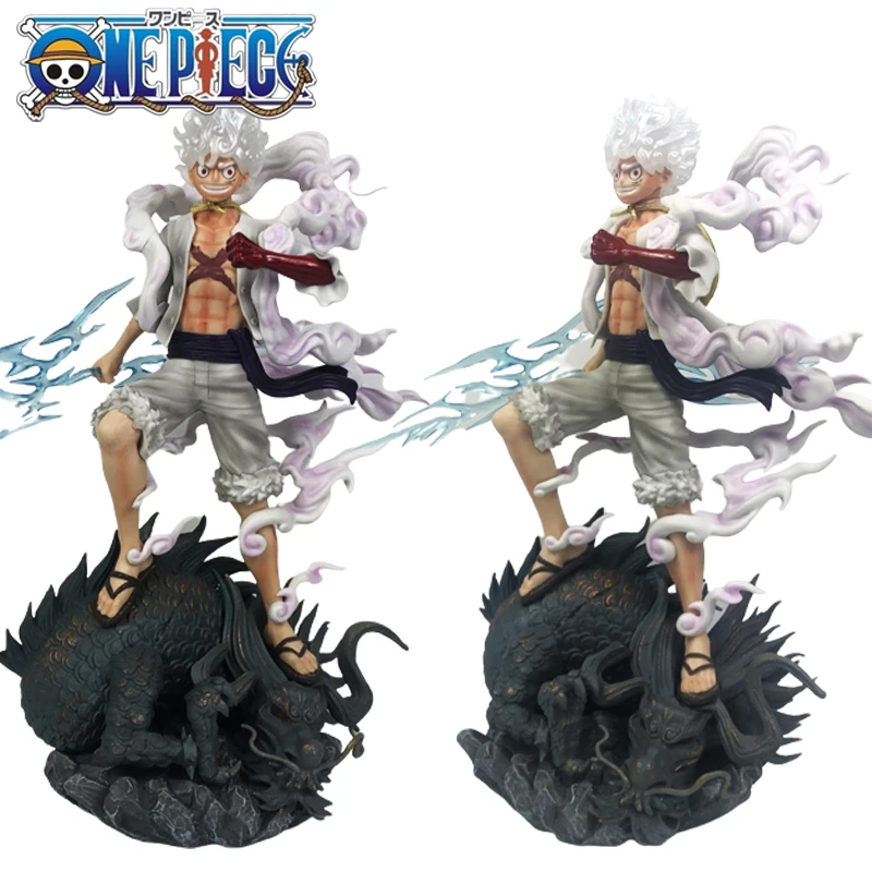 

34cm One Piece Action Figures Gear 5 Nika Luffy Sun God Nika Figurines Model Large Size Anime Collectable Model Dolls Statue Toy