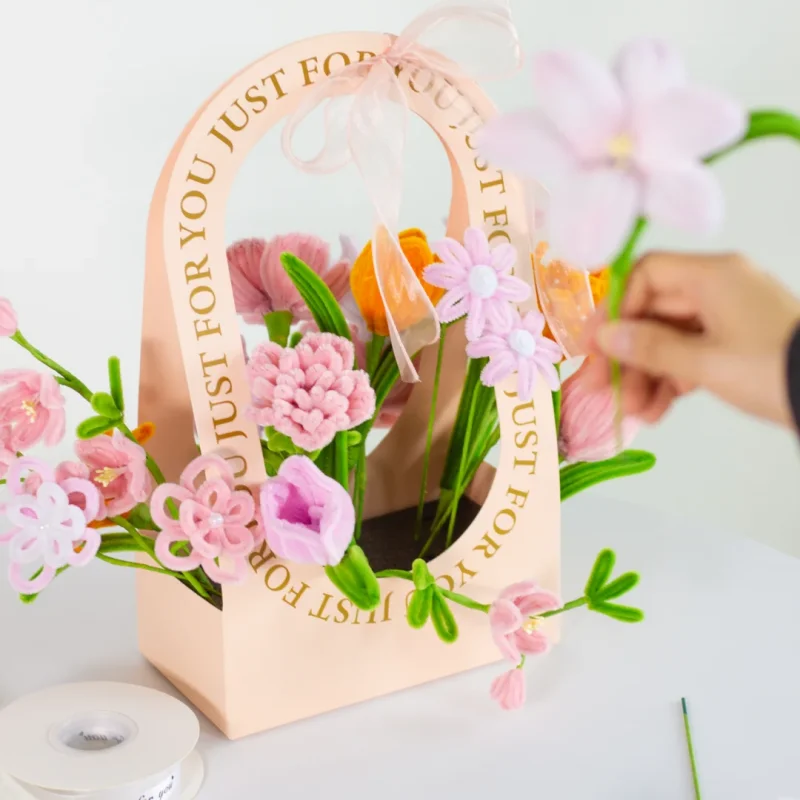 475 Pcs Pipe Cleaners Craft Kit for Flower Making, Perfect for Arts, Handmade Gifts & Decorations Mother's Day Gift view 5