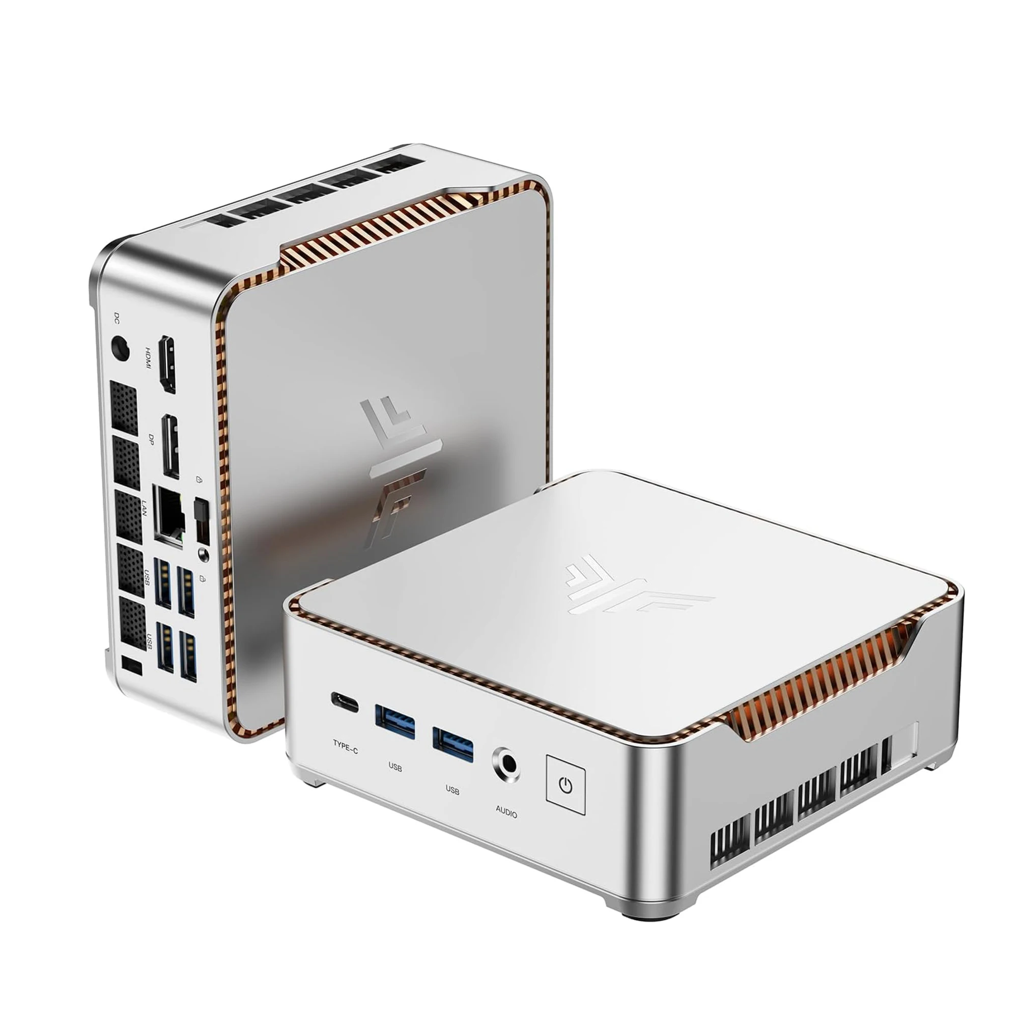 NIPOGI Mini-PC AMD Ryzen Embedded R2544 Prozessor 16GB DDR4 512GB M.2 2280 SSD Wifi5 BT4.2 BIS ZU 4TB Mini-PC Windows 11