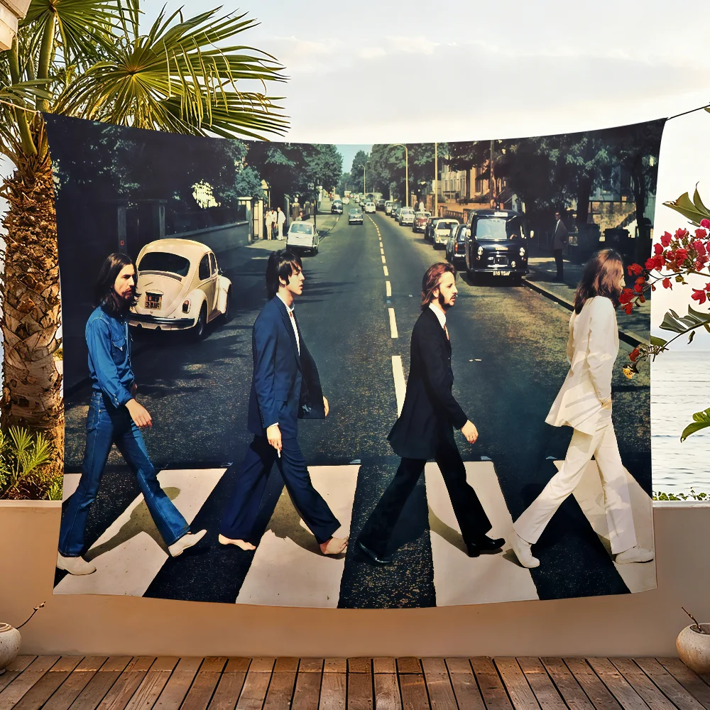 Band the B-BeaTLes-S Cool flag For Garden Party Living Room Home Wall Decor Banner Bedroom Outdoor Tapestry