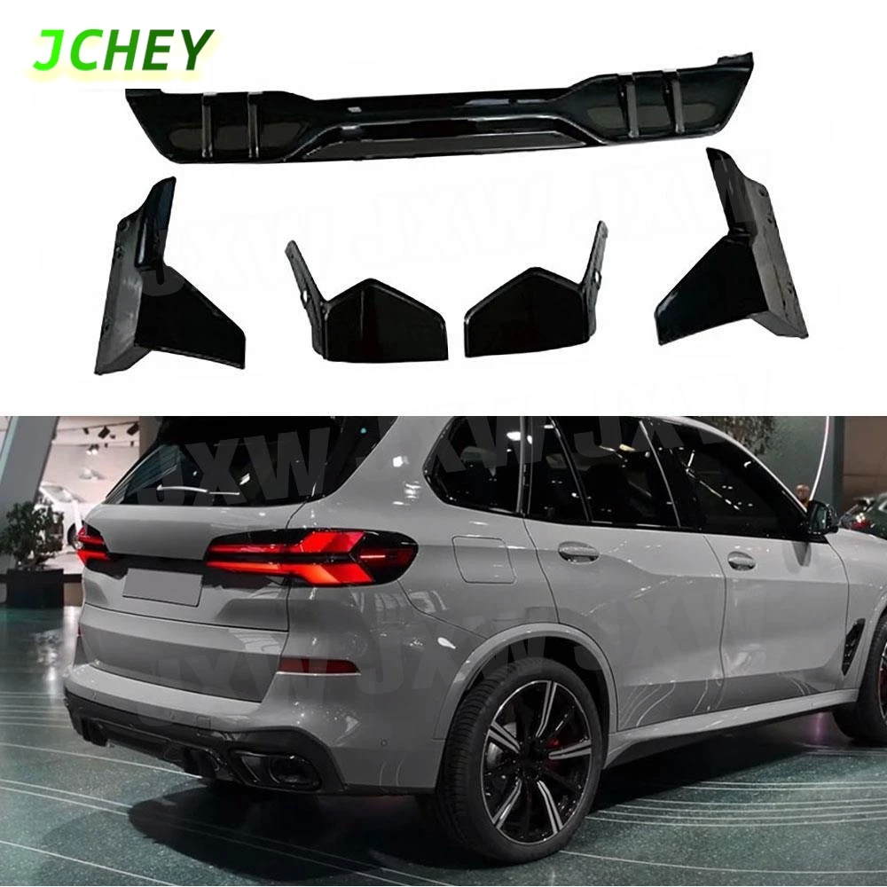 

JCHEY Rear Bumper Lip Diffuser Front Spoiler Splitters Flaps Carbon Fiber For BMW X5 G05 M Sport 2019+ ABS Car Body Kits