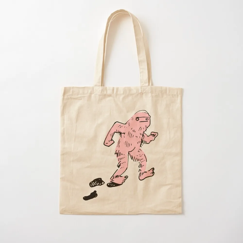 Do the Squatchman (light pink) Tote Bag tote bag women hand bag custom canvas Canvas Tote