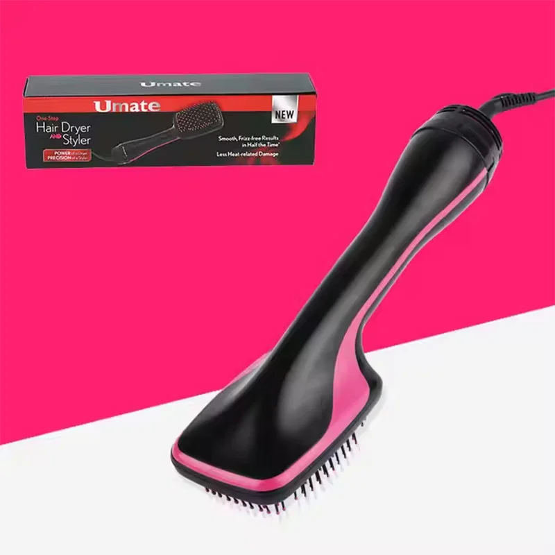

2-in-1 Multifunctional Hair Dryer Brush and Styler for Hair Styling Negative Ion Curler Brush for Home,and Salonh