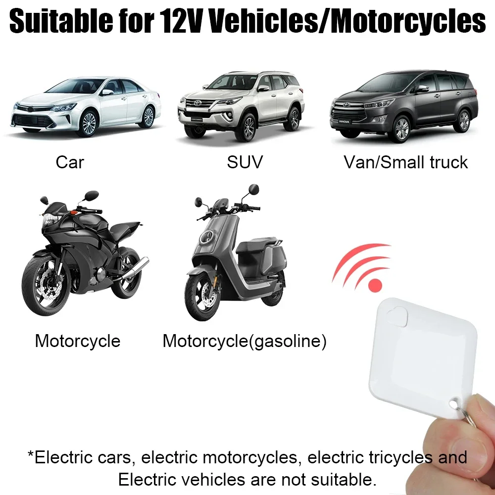 Dispositivo antirrobo inalámbrico RFID para coche y motocicleta, sistema antirrobo de bloqueo de motor, inmovilizador de corte de circuito, 12V, M506