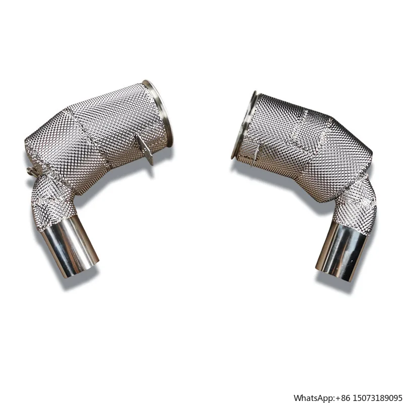 

11.High Performance Stainless Steel High-Flow Front Pipe With Catalytic Converter for 911(992)