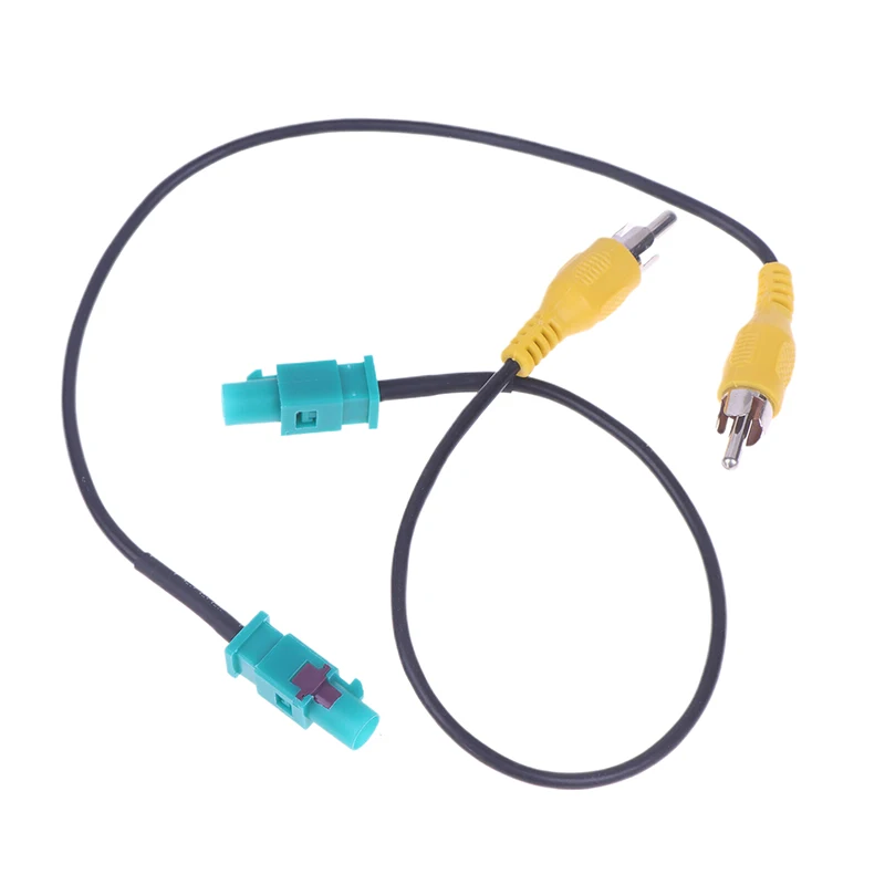 1/2 unidades para cabo adaptador de câmera de visão traseira Fakra para conector linha de reversão fio de conversão de visão traseira do carro