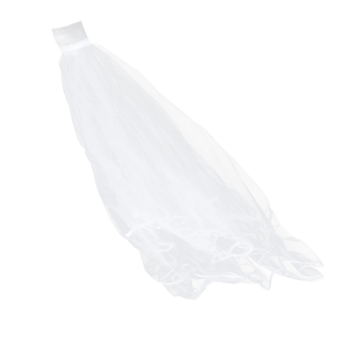 

Wedding Bridal Veil 2 Tier Beige Lace Applique Headpiece For Bridal Dress Wedding Party Prom Decor Accessories