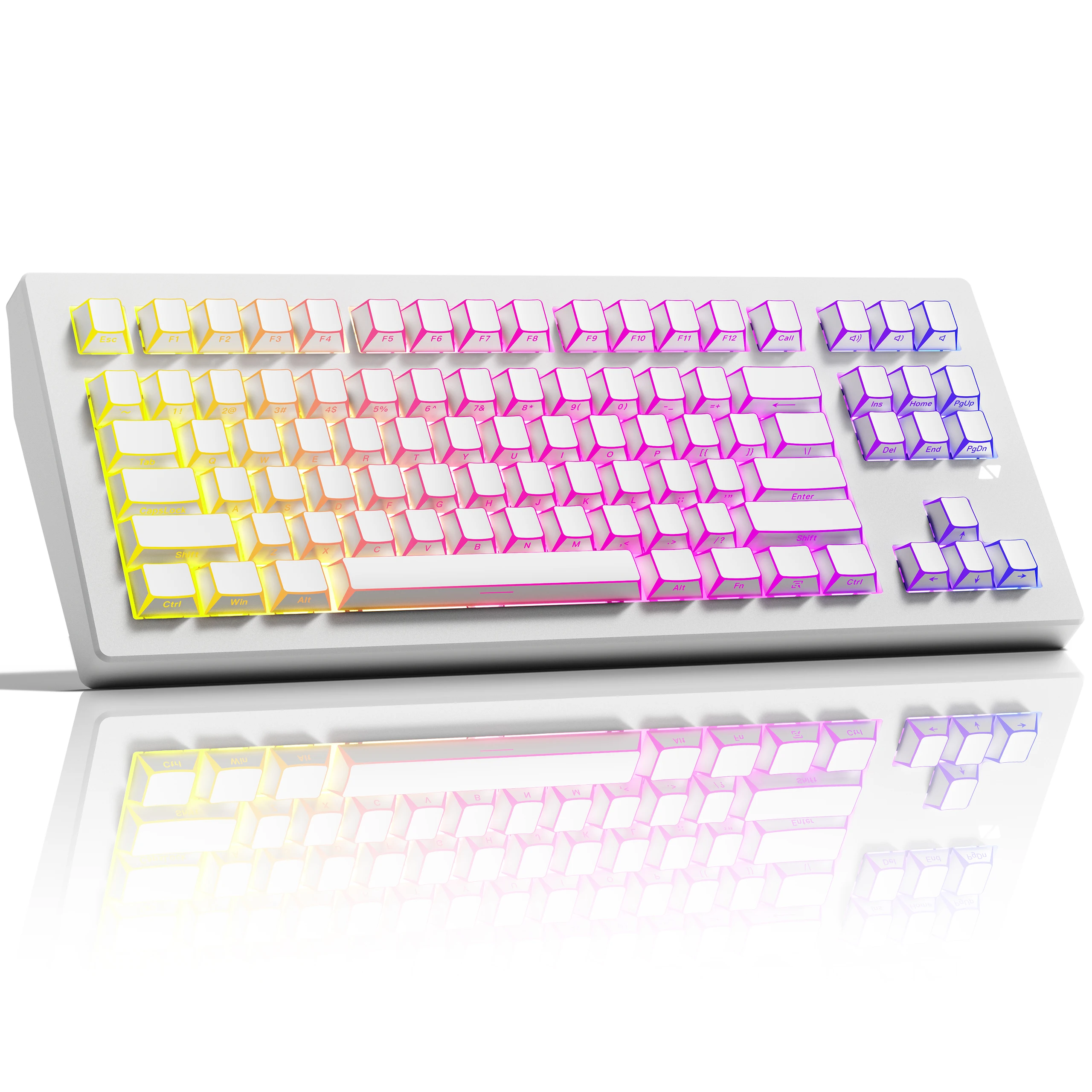 

ZORNHER CG870 80% Wireless Mechanical Keyboard Creamy Sounding Linear Switches Hot-Swappable Design