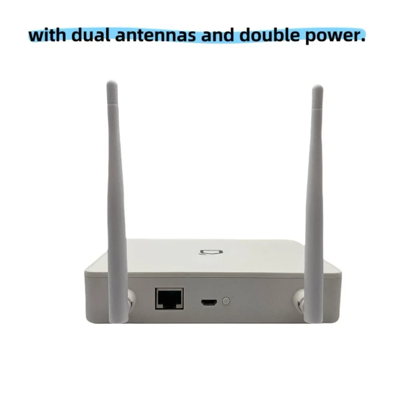 Gerbang kabel yang ditingkatkan Tuya Zigbee, dengan sinyal antena yang ditingkatkan, berfungsi sebagai pusat kendali untuk semua perangkat di dalam rumah.