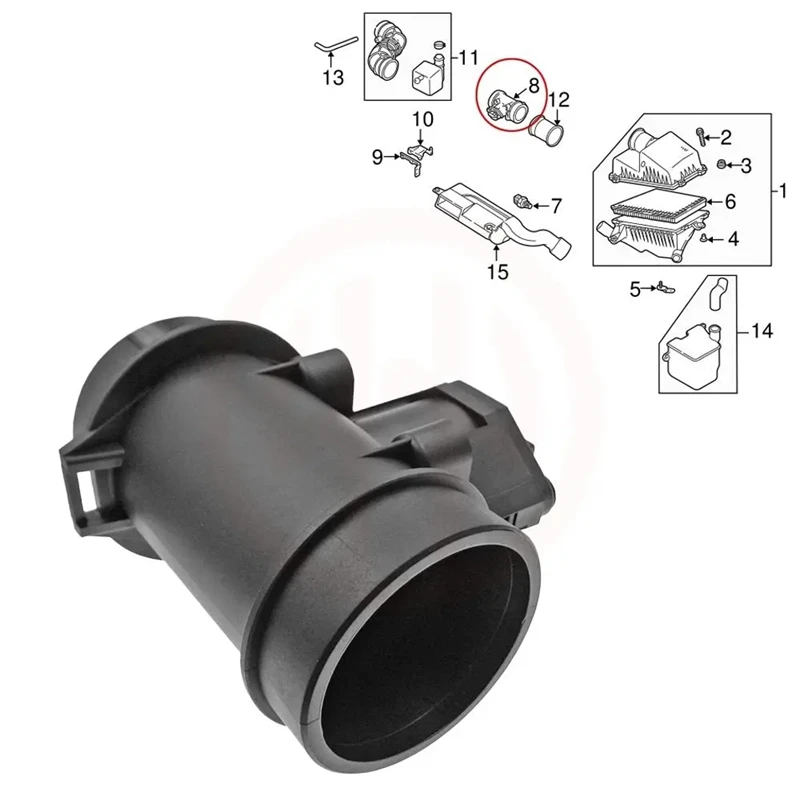 Car MAF Sensor For KIA SPORTAGE CARENS Sephia Spectra SAAB 900 II 0280217105 0K08013210 0K01113210