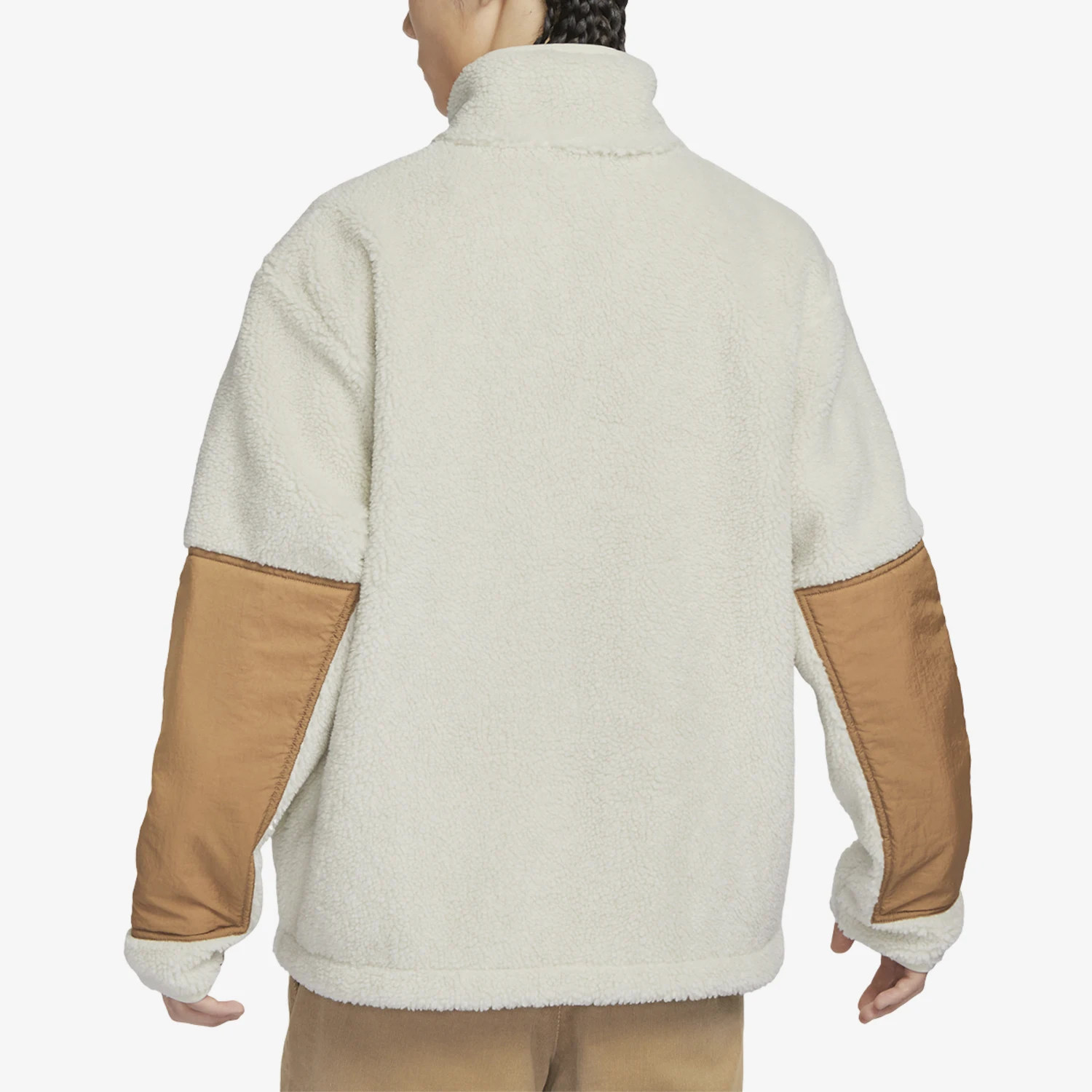 سترة نايك الرسمية JORDAN للرجال المرقعة Faux Shearling الدافئة FV4022-072 #2