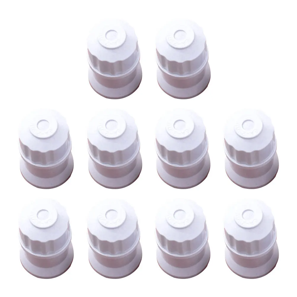 

10Pcs Porcelain White E27 Light Holders Durable Ceiling Lamp Holder Socket for Pendant Light Home Use E27 Lamp Holder