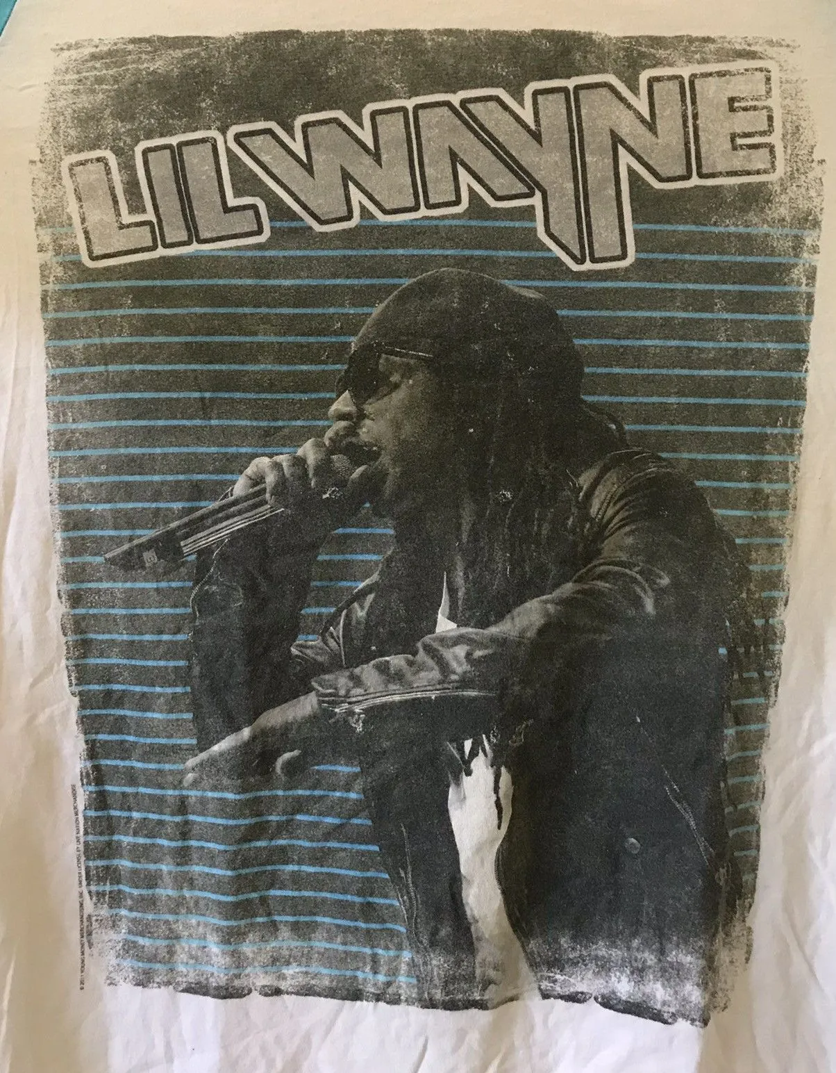 Rare Lil Wayne 2011 Retro style Unisex White T shirt Men Women tee NH25172