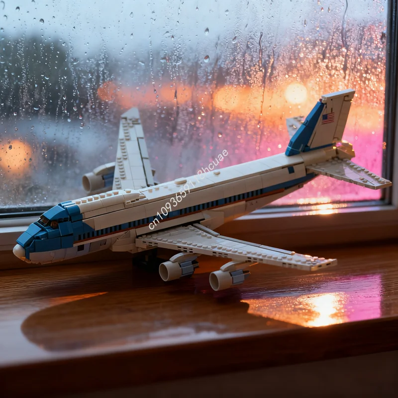 1282 pièces MOC Boeing Air Force un modèle blocs de construction jouet Architecture assembler créatif cadeaux de noël idée éducation brique