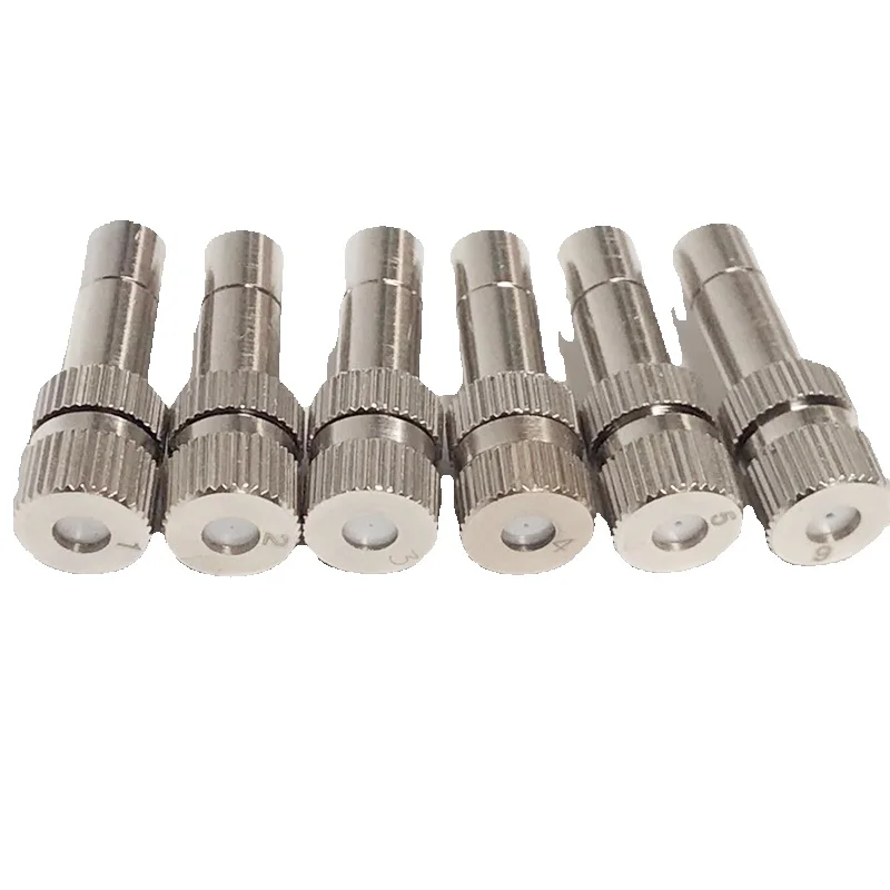 HEMAN 1pc basse pression haute qualité buse de brumisation d'atomisation 6mm 8mm injecteur de pulvérisation tête d'atomisation monsieur système de pulvérisation de brume