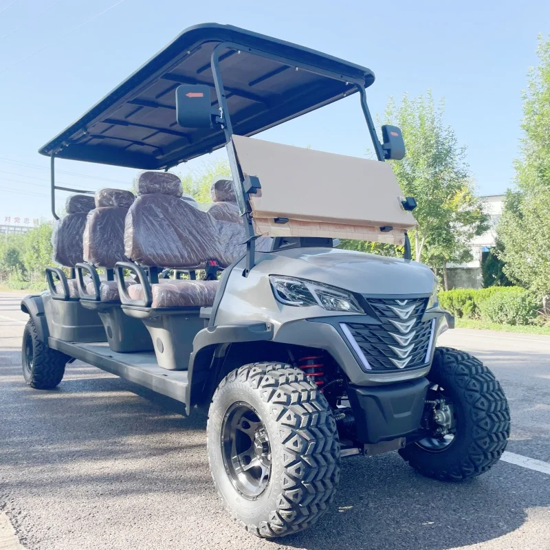 Electric Golf Cart Lithium Battery Golf Cart Eco-Friendly Free Shipping 14 Inch Tires Seat With Headrest Free Custom Color