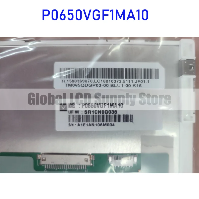 P0650VGF1MA10 6.5 Inch 640*480 Industrial TFT-LCD Display Screen Original for TIANMA