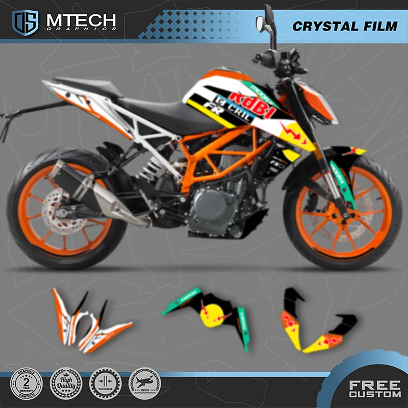 DSMTECH Motorcycle Graphics For KTM 2017 2018 2019 2020 DUKE 125 17-20 DUKE125 390 Decals Stickers Kits 001