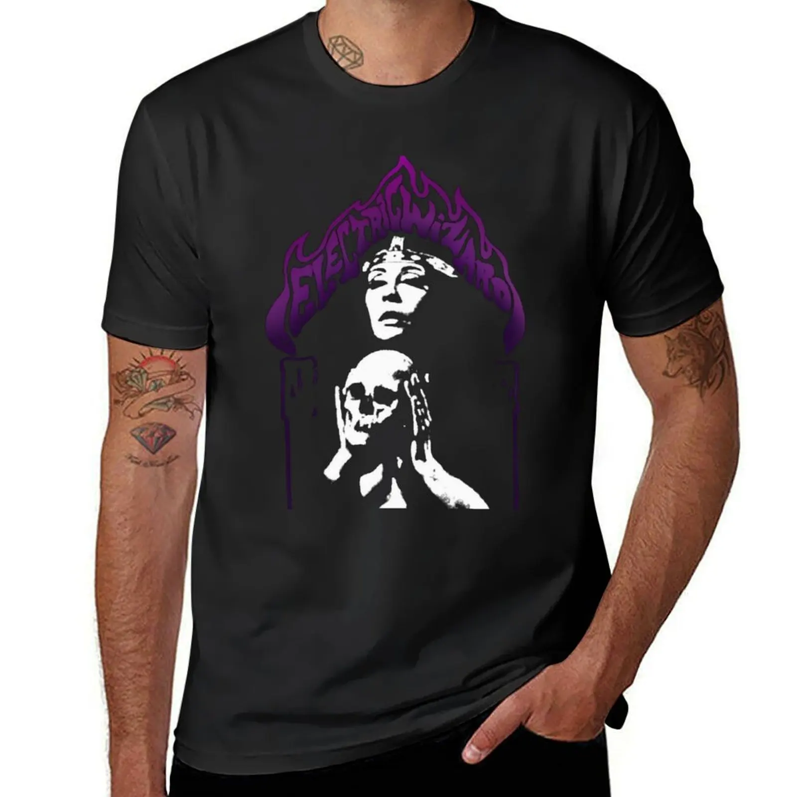 

I LOVE ELECTRIC WIZARD T-Shirt sublime tees blue lock mens t shirts top quality