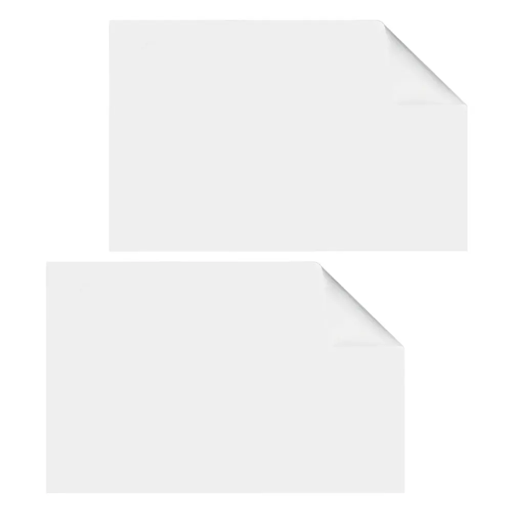 

2 Rolls Dry Erase Board Sticker for Wall Electrostatic Adsorption Whiteboard Erasable Stickers