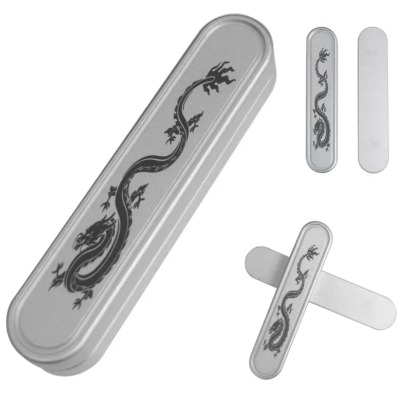 Magnetyczna karta Push Mechaniczny suwak Zabawki redukujące stres Haptic Coin Antistresse Metal EDC Sensory Mini Fidget Decompression