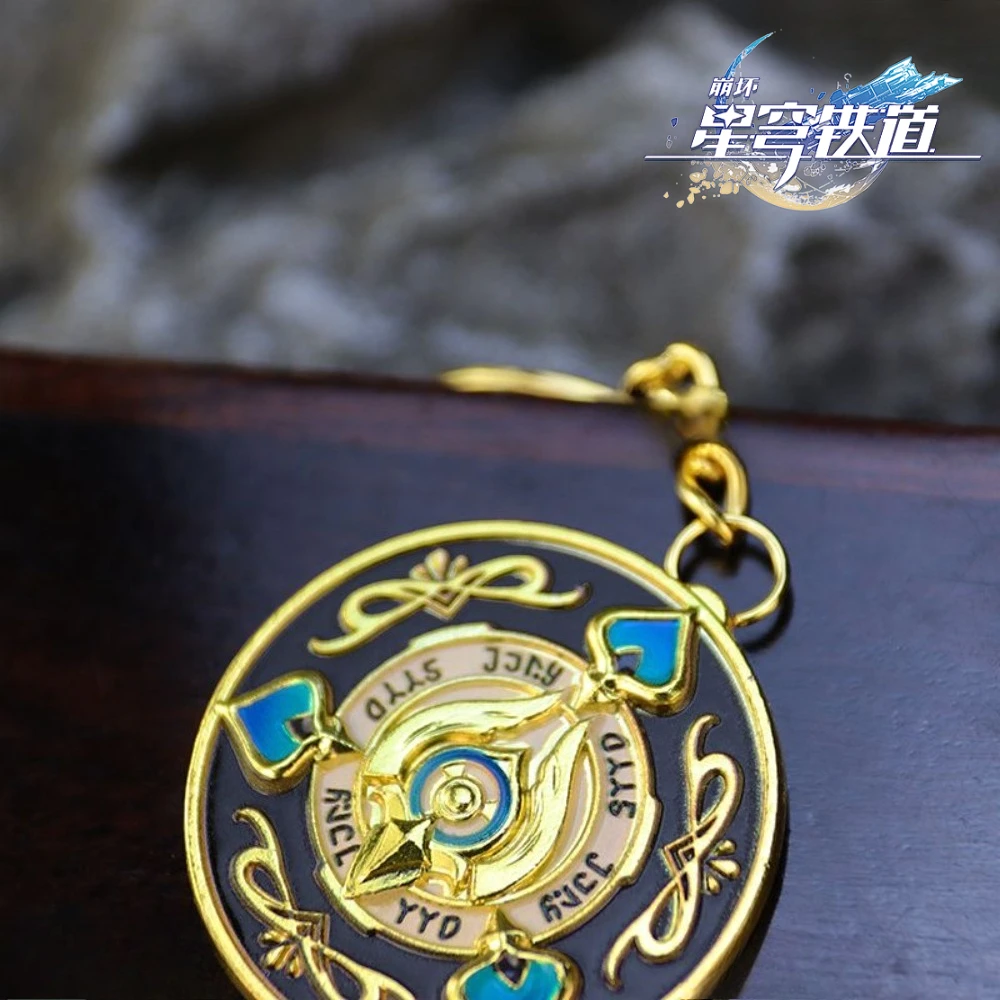Honkai: Star Rail Anime Merch Breloczek Aventurine Ozdoba do Plecaka Zawieszka Prezent Świąteczny dla Fana Niezbędna Biżuteria