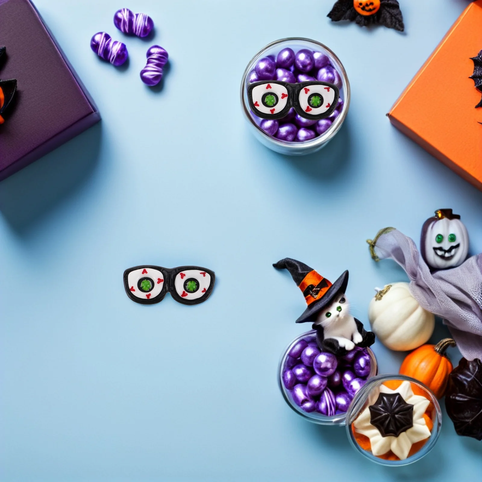 

30 Pcs Horror Glasses Halloween Decor Eyeballs Plastic Acrylic Eyes Crafts for Costume Fake Cartoon Animal